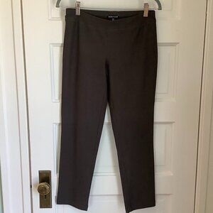 Eileen Fisher pants XS brown stretchy knit